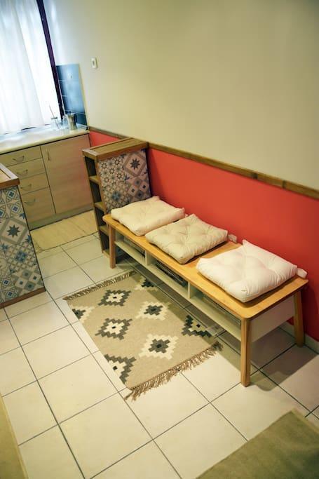 Blue & Red Apartment Athena Bagian luar foto